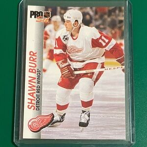 Shawn Burr #45 1992-93 Pro Set Hockey Trading Card